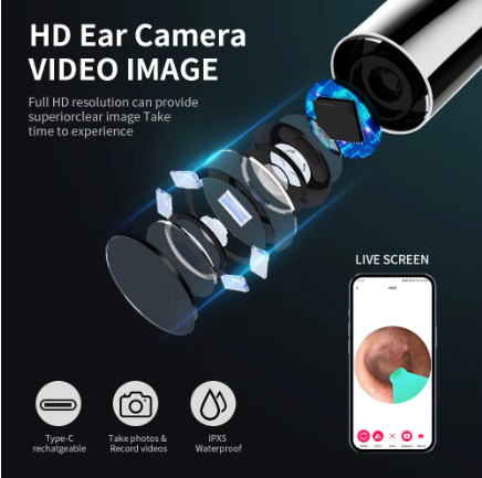 4K Smart Visual Ear Cleaner with Camera – Wireless HD