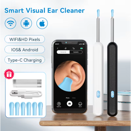 4K Smart Visual Ear Cleaner with Camera – Wireless HD